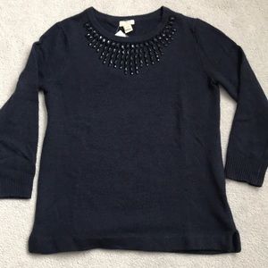 J.Crew Jewel Neck Sweater